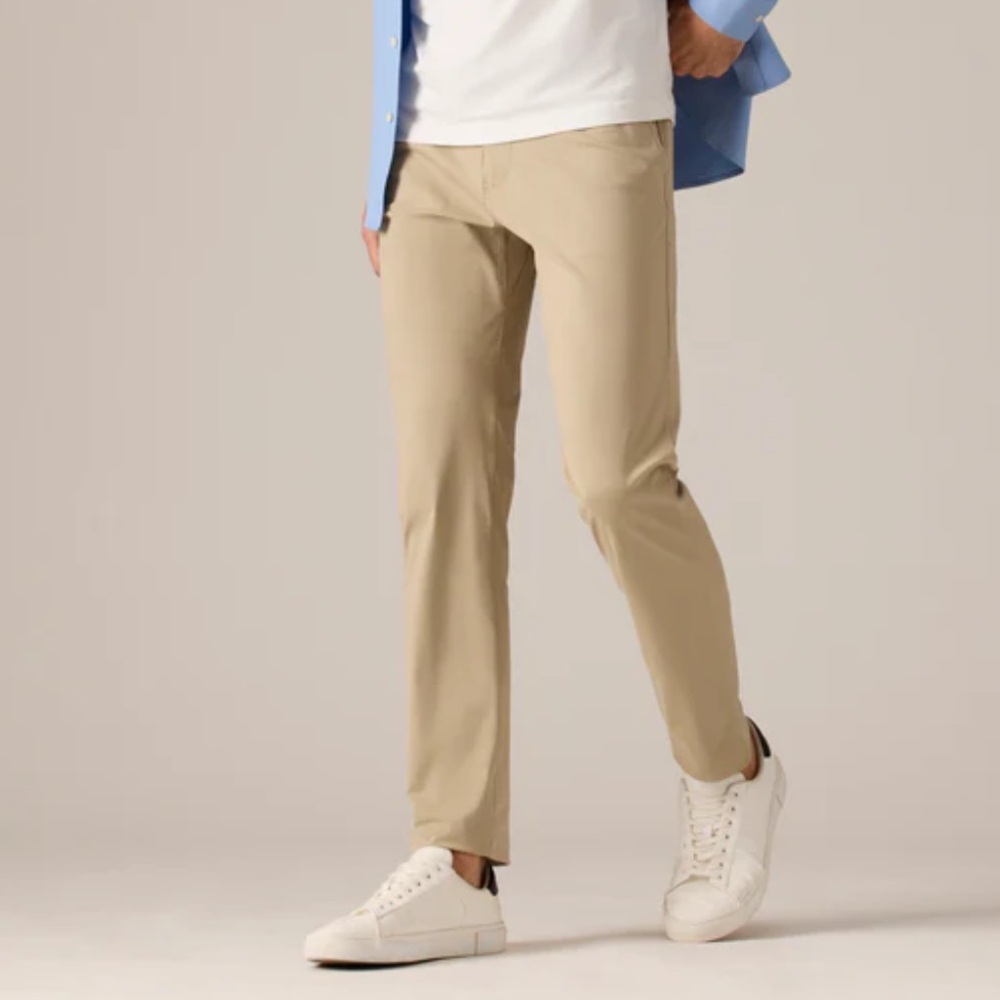 Rhone Commuter Pant Slim Khaki